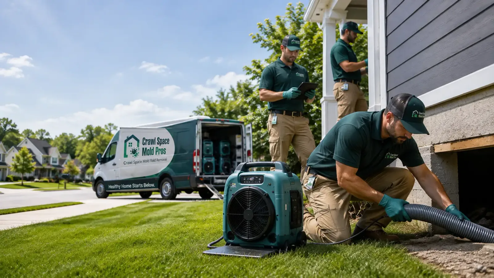 Crawl Space Mold Removal in Harborton, VA